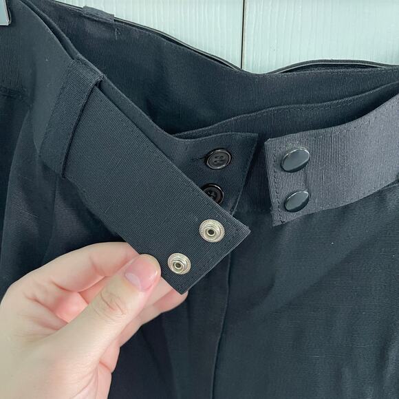 SK & Company Vintage Black Pencil Skirt with Pearl and Chain Belt - Picture 8 of 8